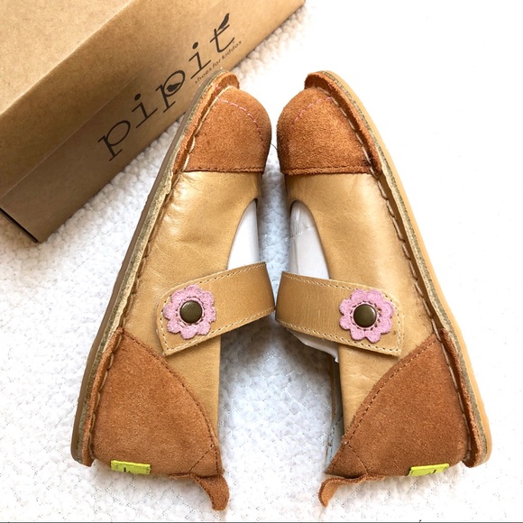 Pipit Other - Pipit Caramel Suede Shoes Jill Mini Mary Jane’s 7
